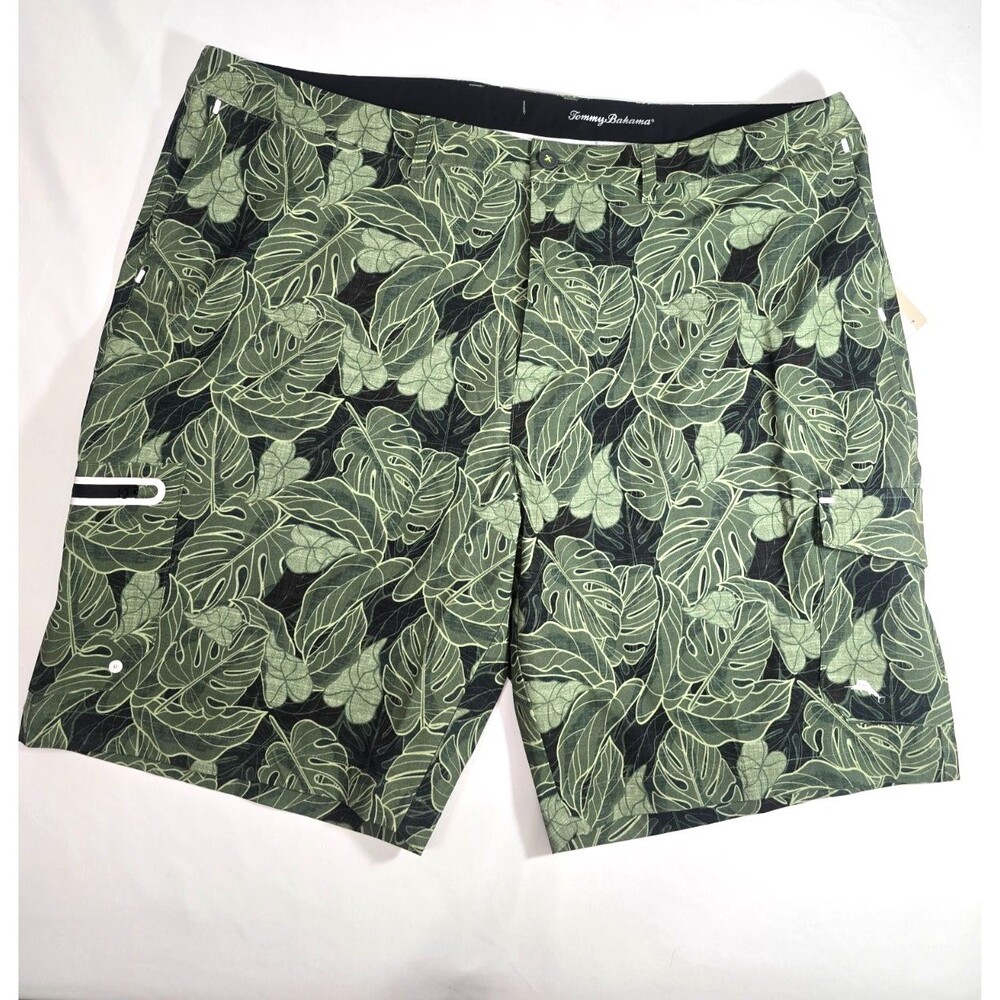 Tommy Bahama Cayman Camo Dunes Island Active 10-Inch Cargo Swim Trunks 44 NWT BG